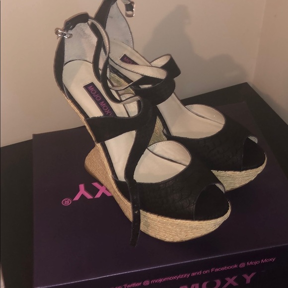 Mojo Moxy Wedge Sandals size 10 - Picture 3 of 6
